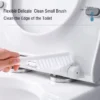 Toilet Brush Big   Small Long Handle Brushes No Drill Corner Bathroon Cleaning Tool Silicone No Dead Angle Silicone Toilet Bowl Brush for Mangkuk Tandas Jamban