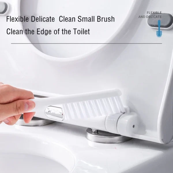 Toilet Brush Big   Small Long Handle Brushes No Drill Corner Bathroon Cleaning Tool Silicone No Dead Angle Silicone Toilet Bowl Brush for Mangkuk Tandas Jamban