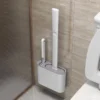 Toilet Brush Big   Small Long Handle Brushes No Drill Corner Bathroon Cleaning Tool Silicone No Dead Angle Silicone Toilet Bowl Brush for Mangkuk Tandas Jamban