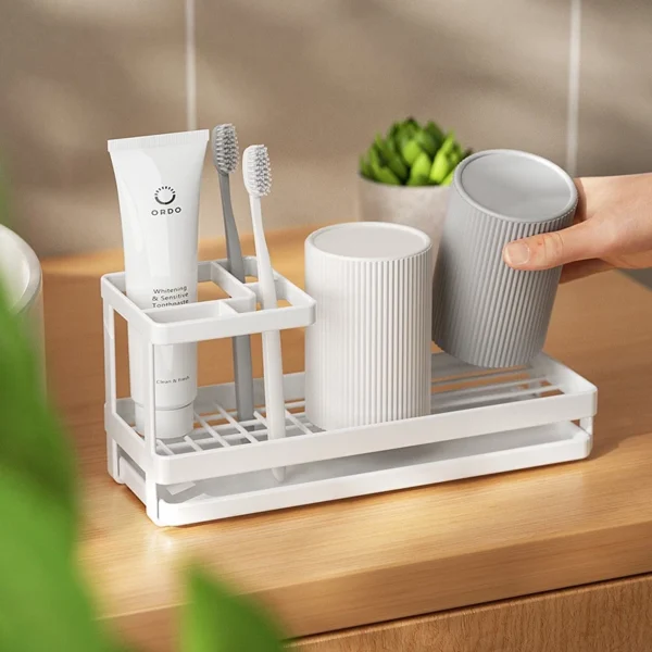 sg-11134201-7qvf2-lfl34gmxxy2je2.webp Toothbrush Holder Multifunction Bathroom Toothpaste Holder Bathroom Toothbrush Holder Storage Toothbrush Rack Bathroom Accessories