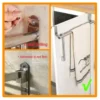 Towel Rack Over Door Towel Bar Hanging Holder Stainless Steel Kitchen Cabinet Bathroom Towel Rag Rack Home Organizer Hanger