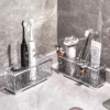 Electronic Toothbrush Holder Toothbrush Organizer to Saving Space and Keep Drying Hair Brushes Storage Razor Holder Toothpaste Holder
