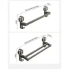 Bathroom Towel Holder Gray Without Drilling suction cup towel rack Bar Self Adhesive Bathroom Towel Rack