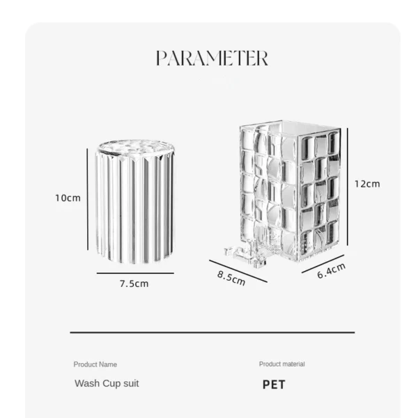 Wall Mounted Toothbrush Holder Gargle Cup Punch Free Storage Rack Cup Toothbrush Holder Cup Bathroom Toothbrush Holder