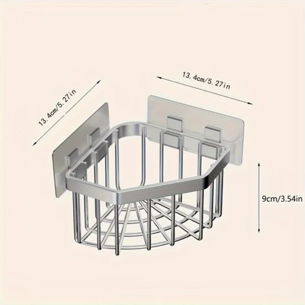 304 Stainless Steel Kitchen Sink Dishwashing Sponge Drainage Basket Hanging Soap Drainer Shelf Basket Sink Drain Sponge Rack