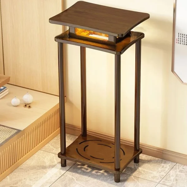 Living room bedroom storage rack simple multifunctional coffee table movable sofa side table storage corner table