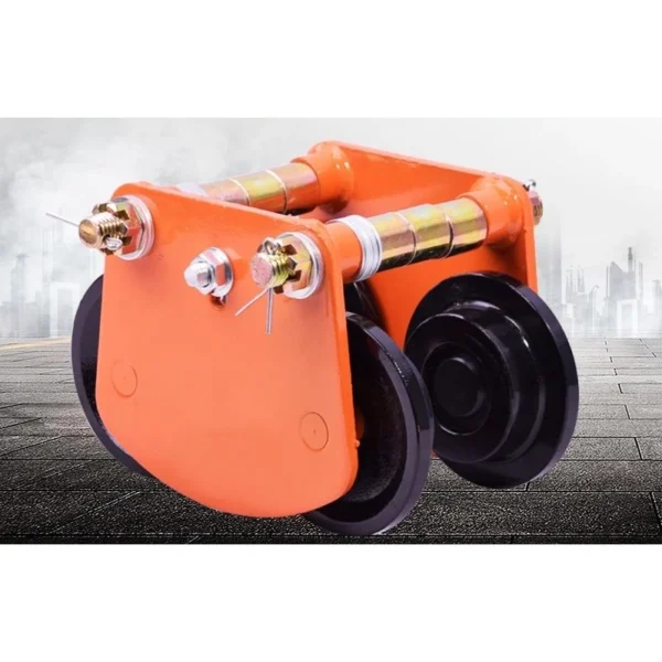 Mini electric hoist hand push sports car home crane single track crane I beam pulley walking pulley