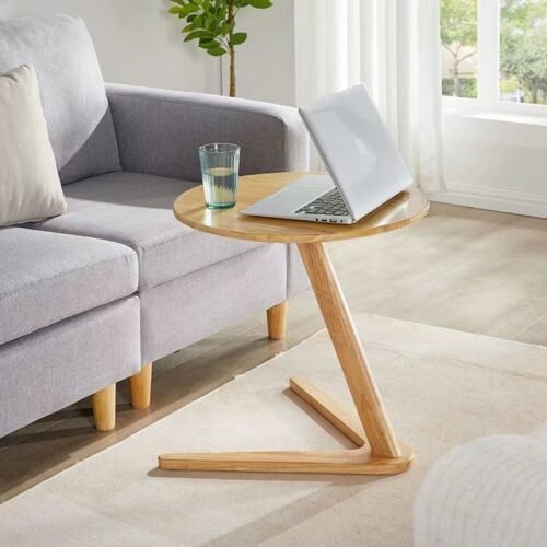 Solid wood side table sofa side table living room small table mini corner table small apartment bedside table movable