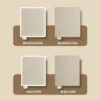Rounded corner space aluminum smart bathroom mirror cabinet toilet vanity wall mounted with beauty storage rack