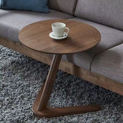 Solid wood side table sofa side table living room small table mini corner table small apartment bedside table movable