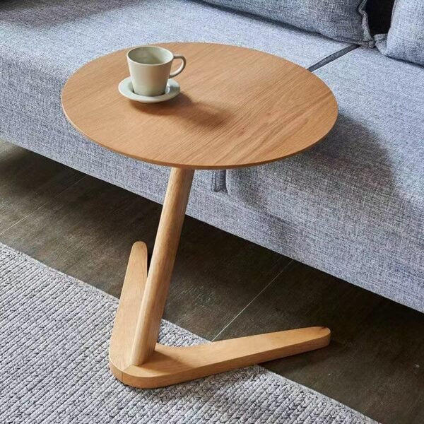 Solid wood side table sofa side table living room small table mini corner table small apartment bedside table movable