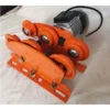 Mini electric hoist hand push sports car home crane single track crane I beam pulley walking pulley