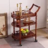 Solid wood dining cart el trolley wine trolley beauty salon trolley cake trolley snack trolley dining trolley
