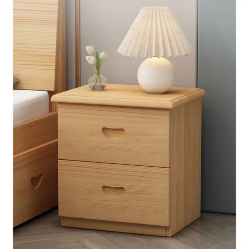 Solid wood bedside table simple assembly bedside cabinet bedroom corner cabinet modern simple storage cabinet