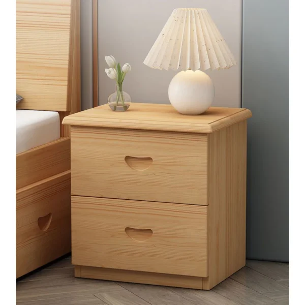 Solid wood bedside table simple assembly bedside cabinet bedroom corner cabinet modern simple storage cabinet