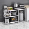 sg-11134201-7rfft-m3d738sw577qe7.webp Stove rack stainless steel kitchen rack floor multi layer kitchenware storage gas stove gas stove storage rack