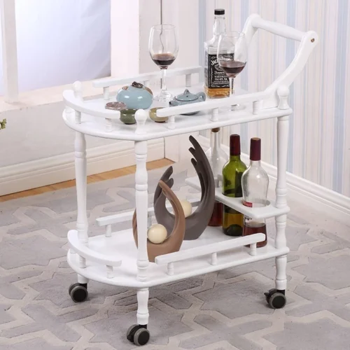 Solid wood dining cart el trolley wine trolley beauty salon trolley cake trolley snack trolley dining trolley