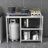 sg-11134201-7rfhz-m3d7385b3pljed.webp Stove rack stainless steel kitchen rack floor multi layer kitchenware storage gas stove gas stove storage rack