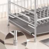 304 Stainless Steel Kitchen Dishwasher Rack Double Layer Tableware Countertop Storage Rack